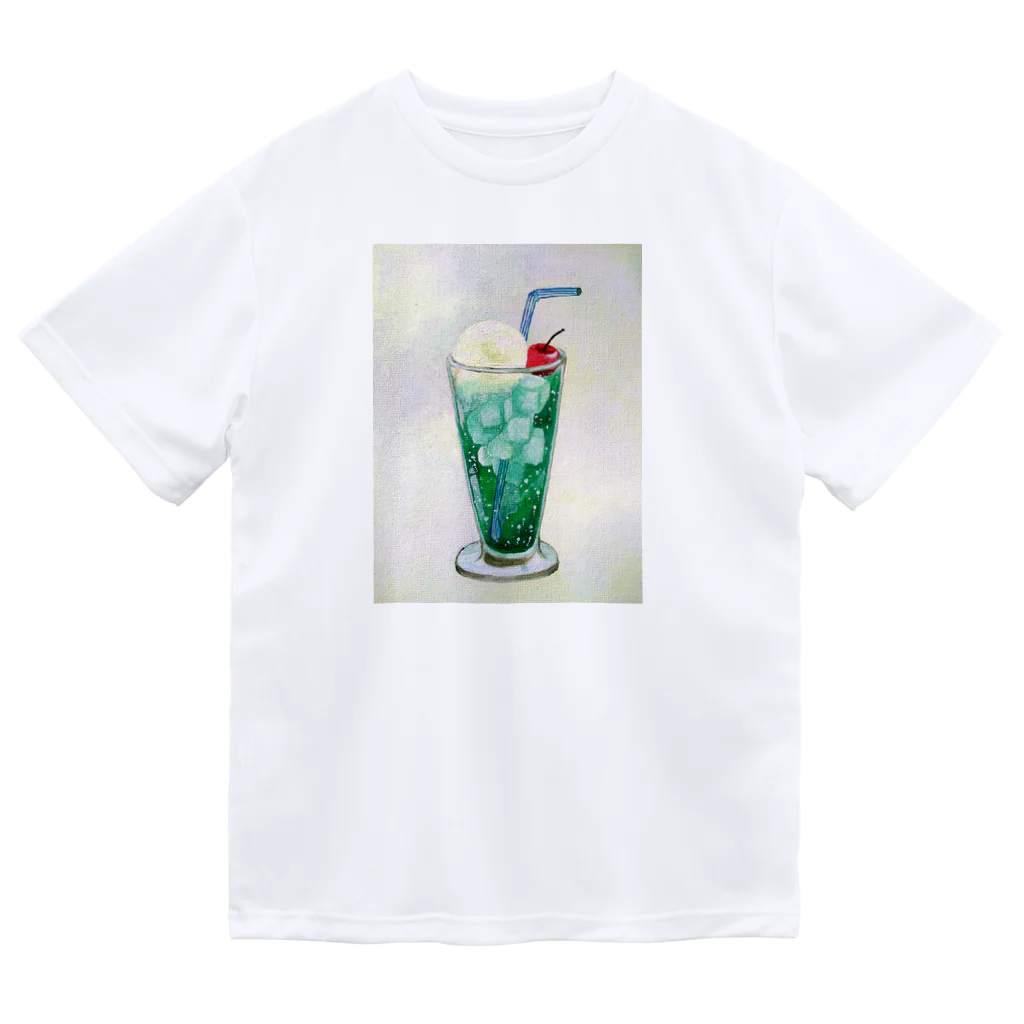 youmoreのメロンクリームソーダ Dry T-Shirt