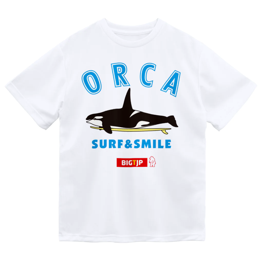 Big-T.jpのシャチSURF & SMILE Tシャツ ドライTシャツ