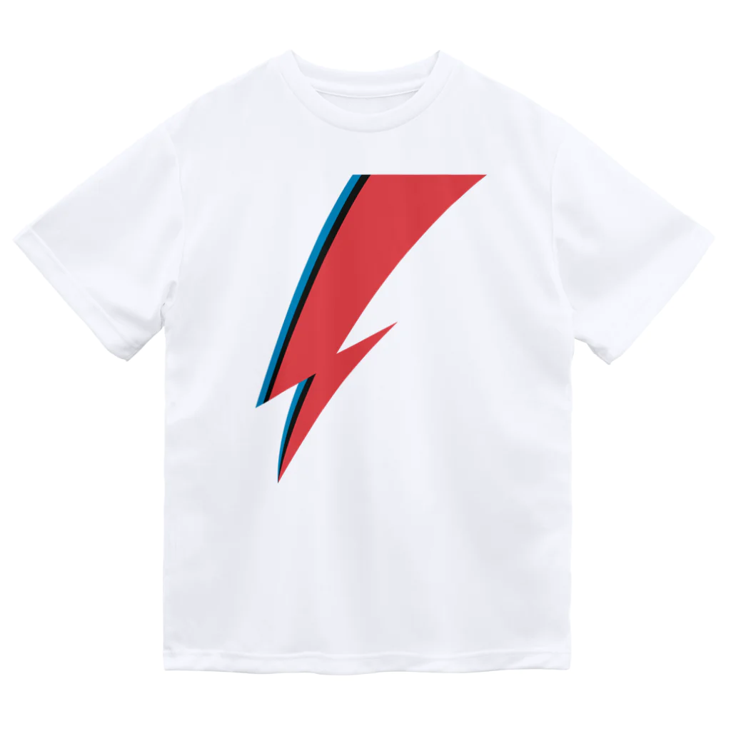 DRIPPEDのLIGHTNING BOLT -GLAM ROCK MAKE UP- Dry T-Shirt