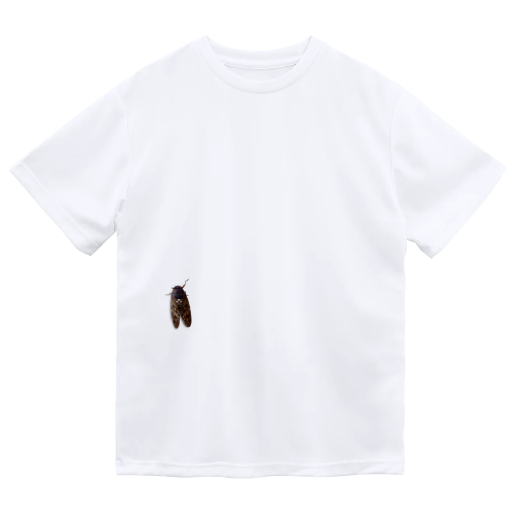 『NG （Niche・Gate）』ニッチゲート-- IN SUZURIのあ！虫止まってる！（アブラゼミ） Dry T-Shirt