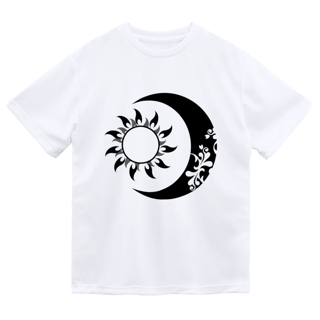Senseの太陽と月 ドライTシャツ