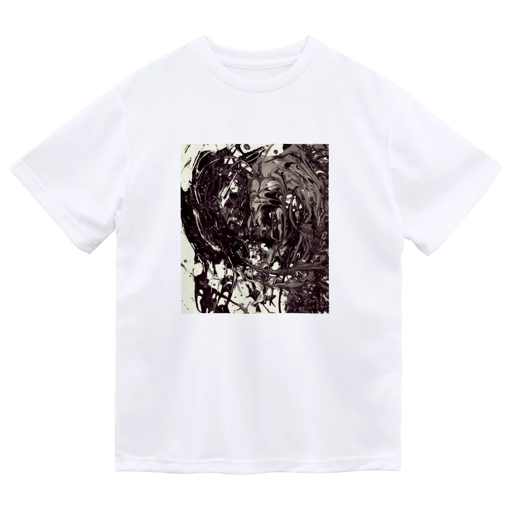 兎派の羽愛斗ノ絵(dark chocolate) Dry T-Shirt