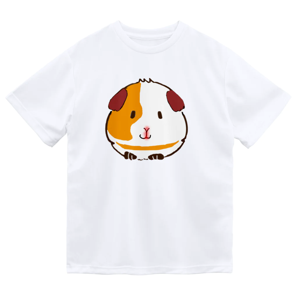 モルモットのミマモル隊のポンちゃん ドライTシャツ