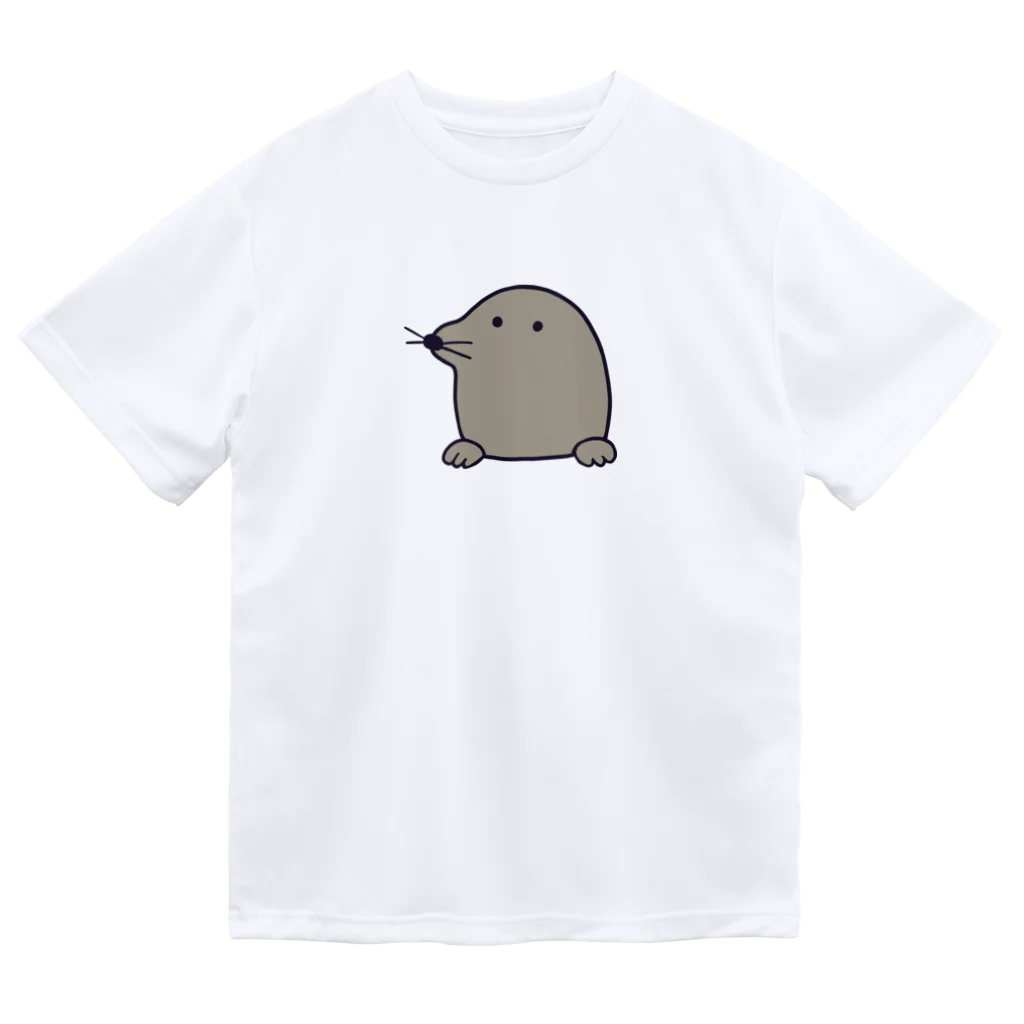 ミミズク堂　のひょっこりもぐら Dry T-Shirt