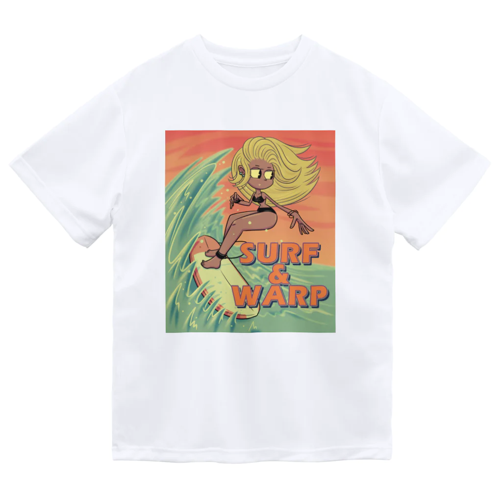 nidan-illustrationの"SURF & WARP" Dry T-Shirt