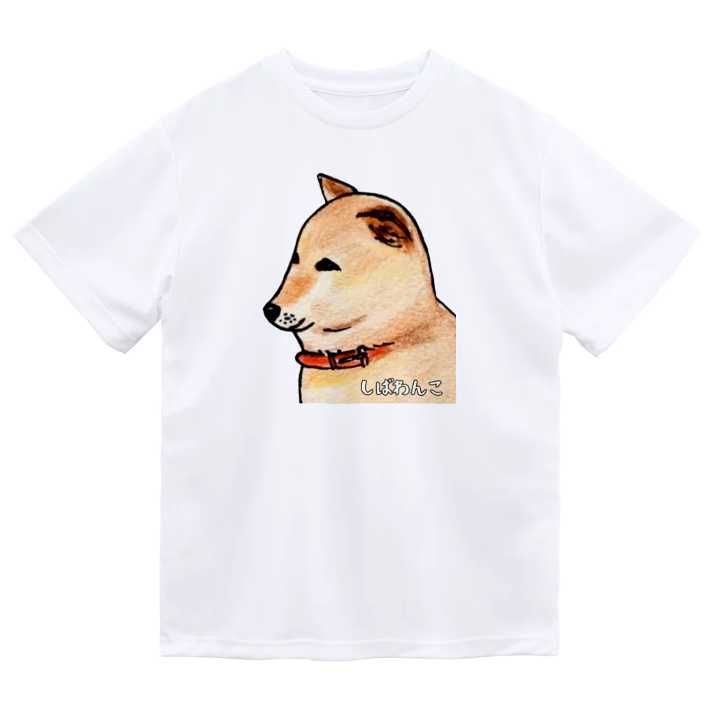 柴犬しばわんこhana873のおでこが丸いしばわんこ Dry T-Shirt