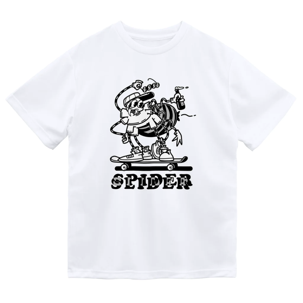 nidan-illustrationの"SPIDER SLIDER" Dry T-Shirt