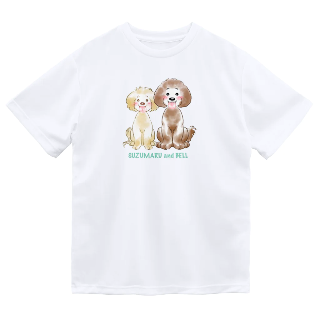 BeArtSuzumaruのうちの子似顔絵　サンプル　ゆるかわ似顔絵　背景柄無し ドライTシャツ