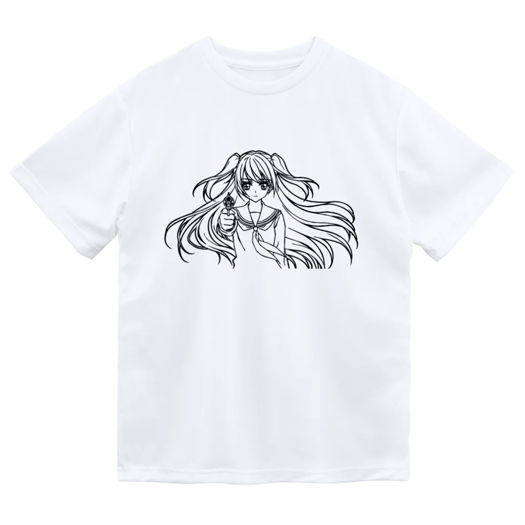 オペラの女子高生とリボルバー Dry T-Shirt