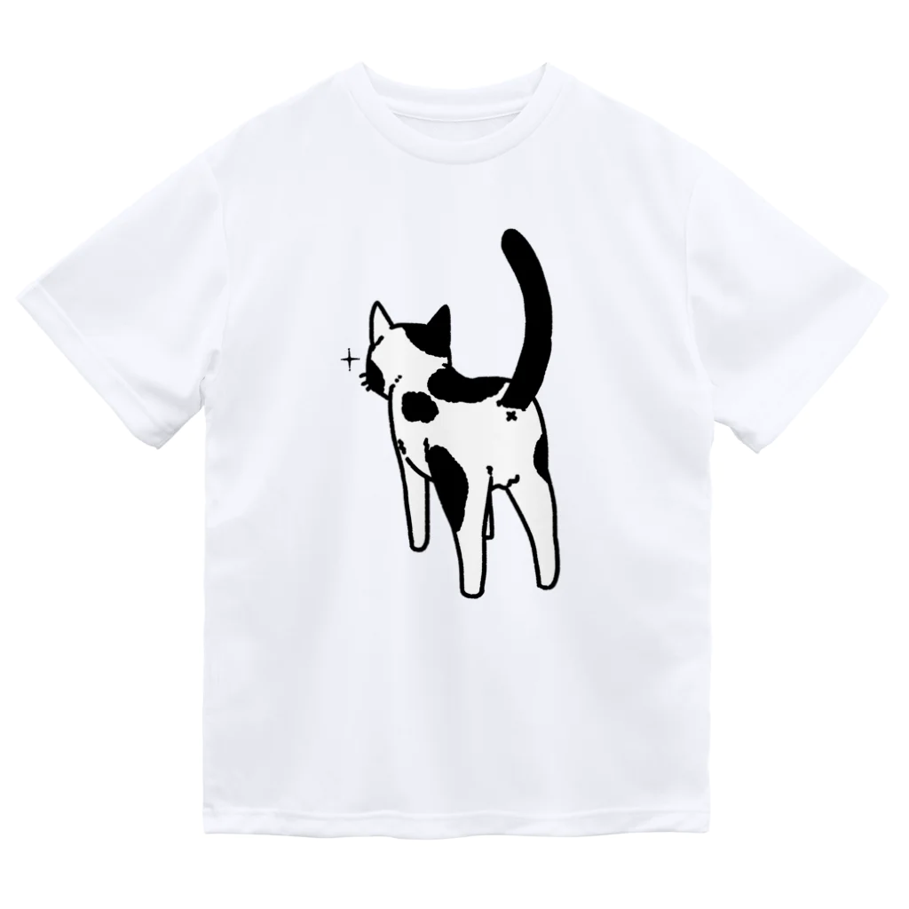 Riotoのねこけつ（ぶち猫） Dry T-Shirt