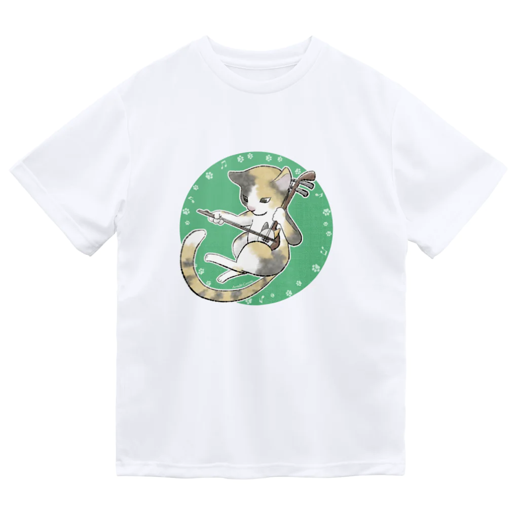 あま田こにーの二胡と猫 Dry T-Shirt