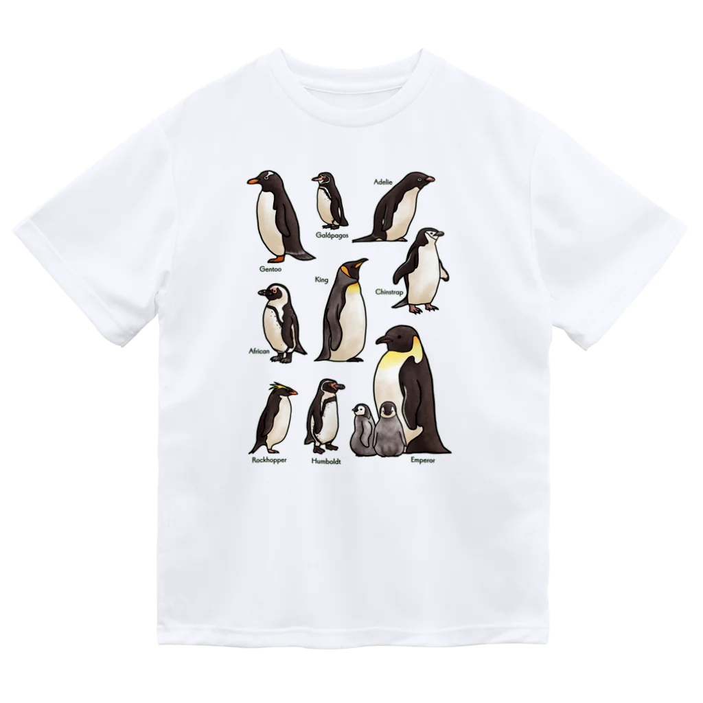 huroshikiのペンギンだらけ Dry T-Shirt