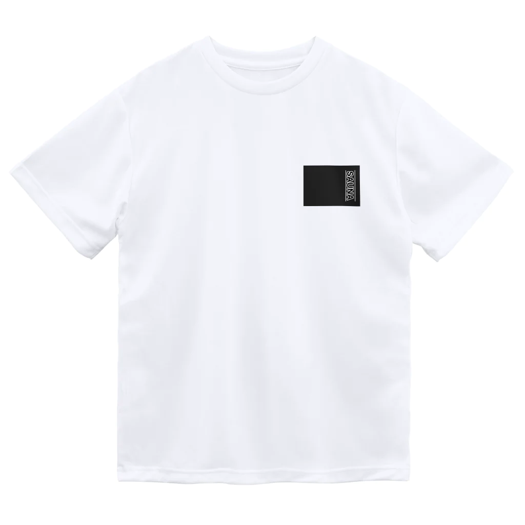 サウナ ＆ スパ　Foo-storeのBLACK    SAUNA ドライTシャツ