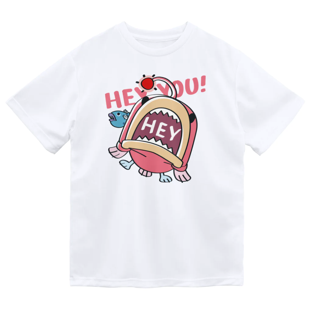 イラスト MONYAAT のHEY YOU!*釣れたかもA* ドライTシャツ