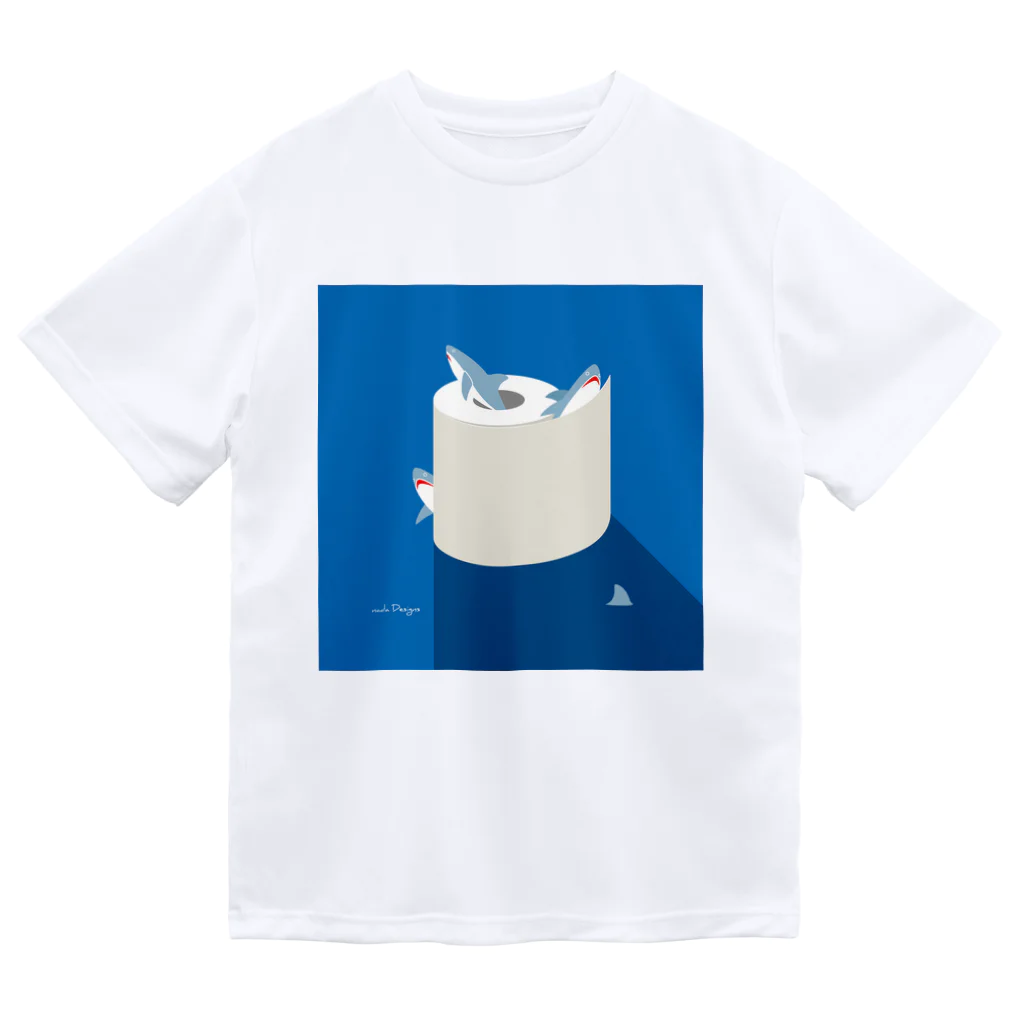 さかたようこ / サメ画家の夜のSAME Paper ドライTシャツ