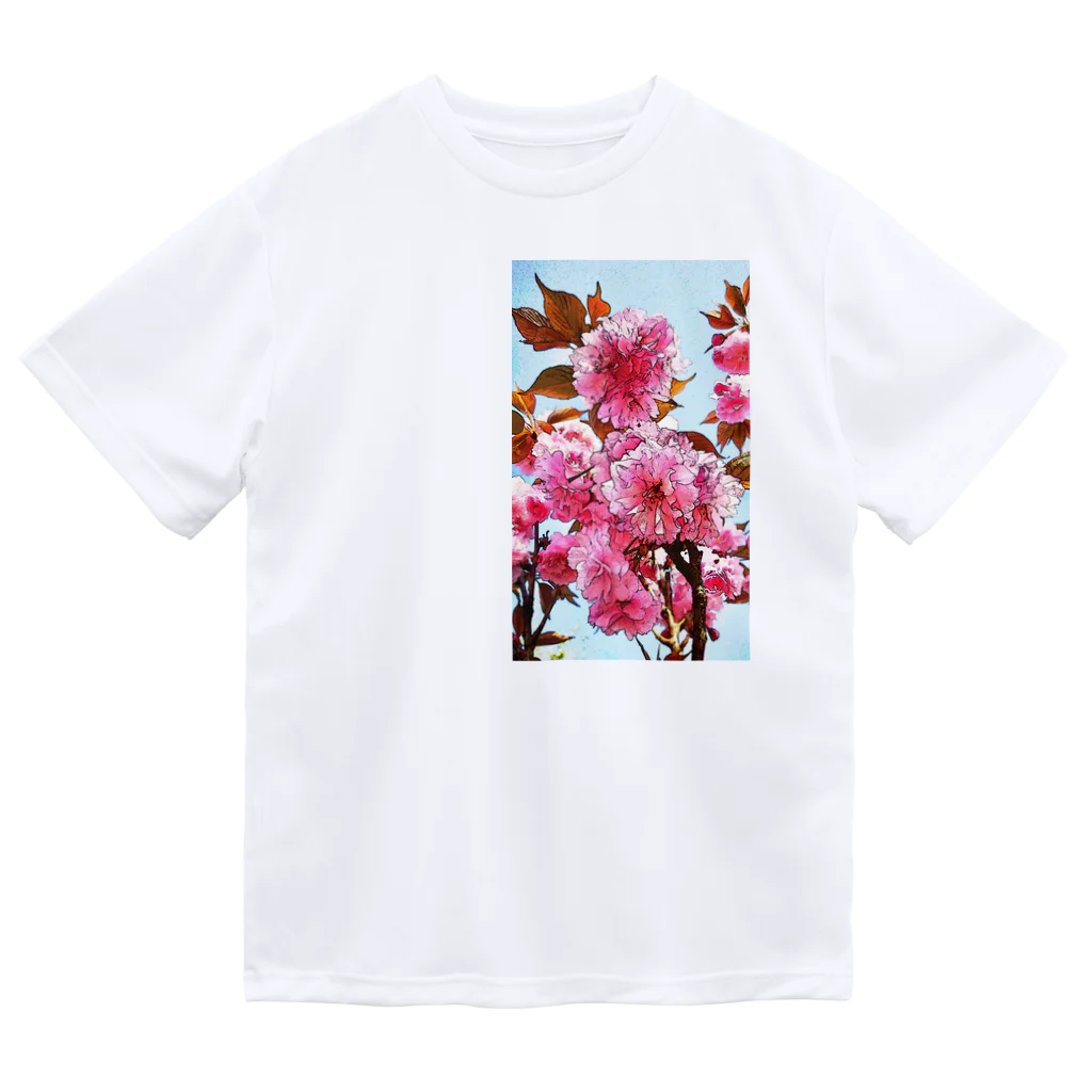 LalaHangeulの八重桜 ドライTシャツ