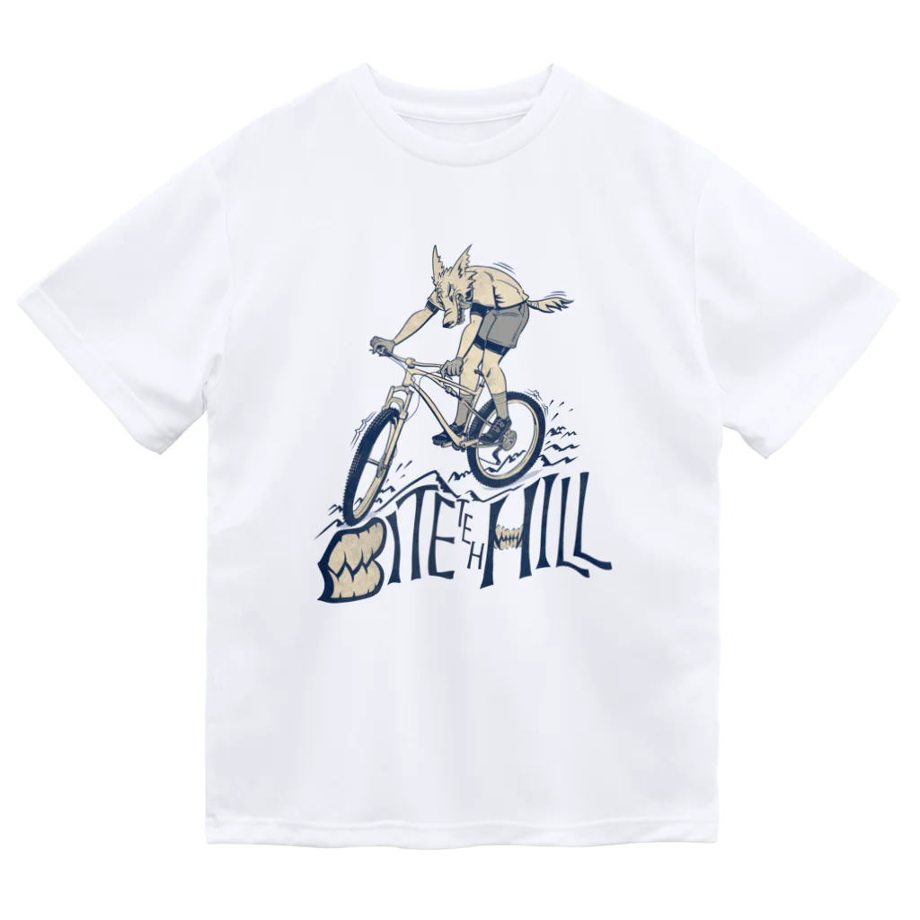 nidan-illustrationの"BITE the HILL" ドライTシャツ