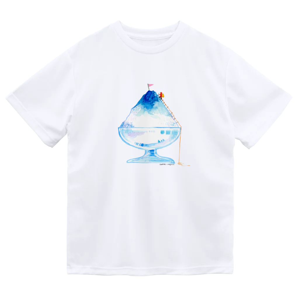 isshiki mayumiのかき氷登山Tシャツ ドライTシャツ