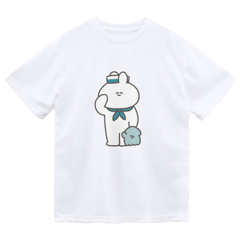 ナポリのSUZURIの水兵うさちゃん Dry T-Shirt