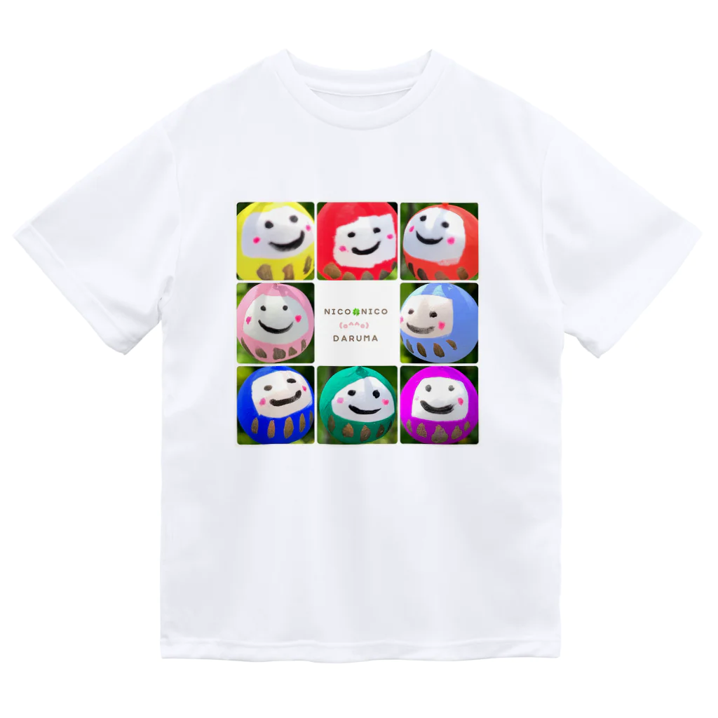  にこにこ堂のNICO NICO DARUMA ドライTシャツ