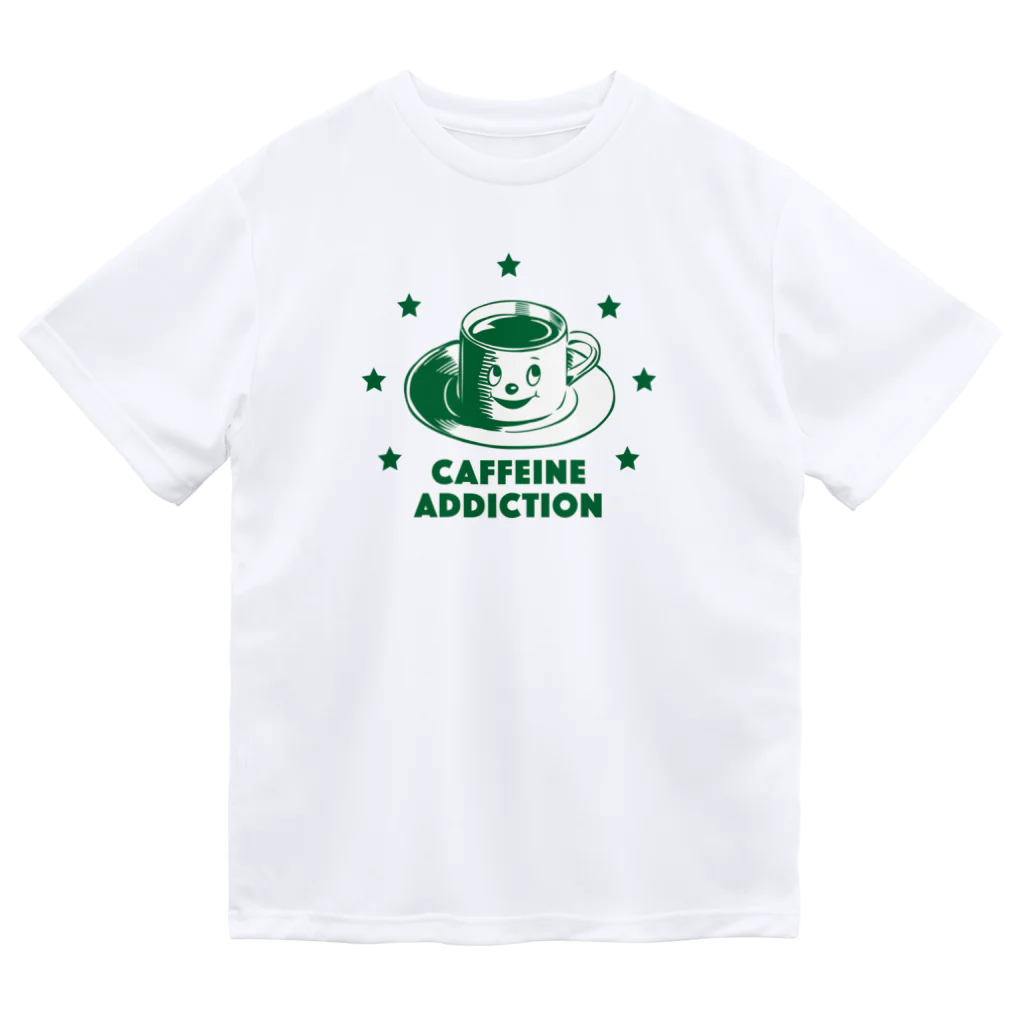 LONESOME TYPE ススのカフェイン中毒 (CAFFEINE ADDICTION：GREEN) ドライTシャツ