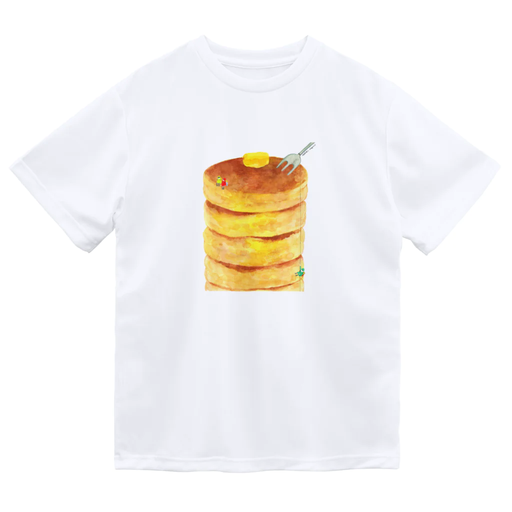 isshiki mayumiのホットケーキ登山Tシャツ ドライTシャツ