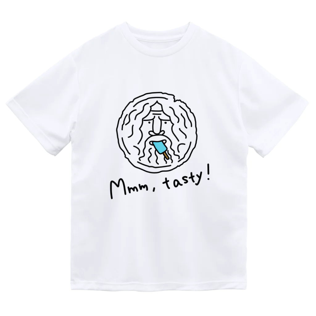 モリチエコの初めての味　ソーダアイス　Mouth of truth 真実の口 ドライTシャツ