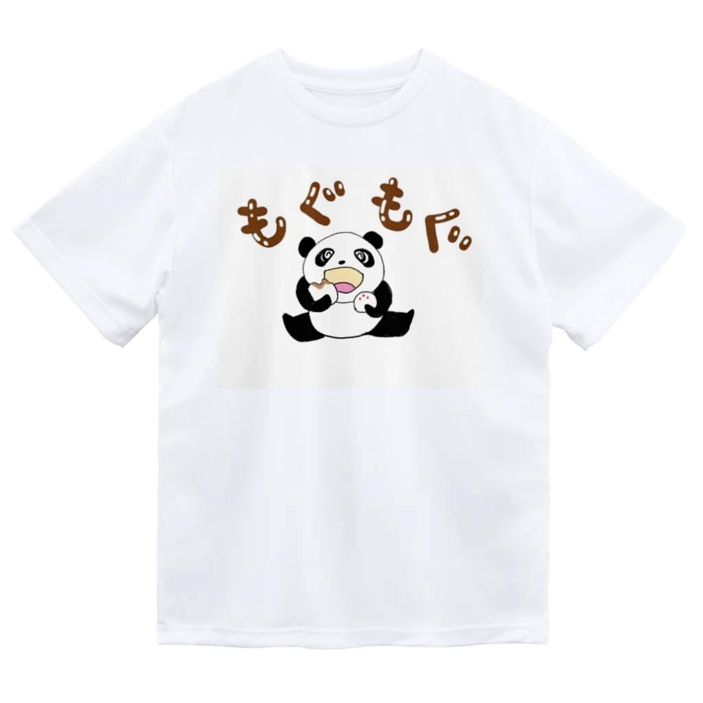 ORIちゃんのパンダパンダもぐもぐ ドライTシャツ