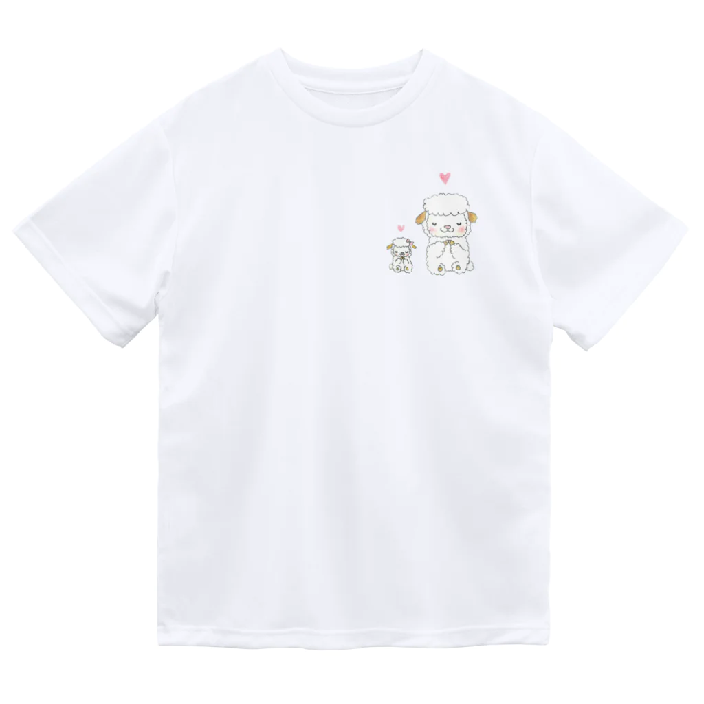 akiのお祈り　ひつじ ドライTシャツ