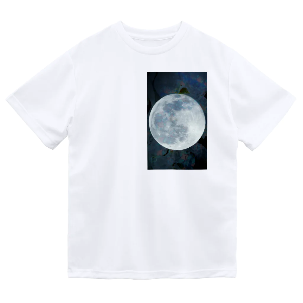 Natsumex Teleido-Worksのmoon light, flower night Dry T-Shirt