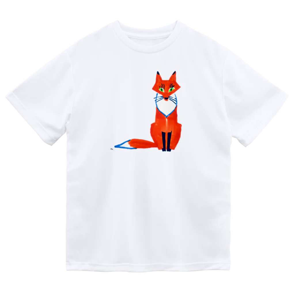 segasworksのきつね（お座り） Dry T-Shirt