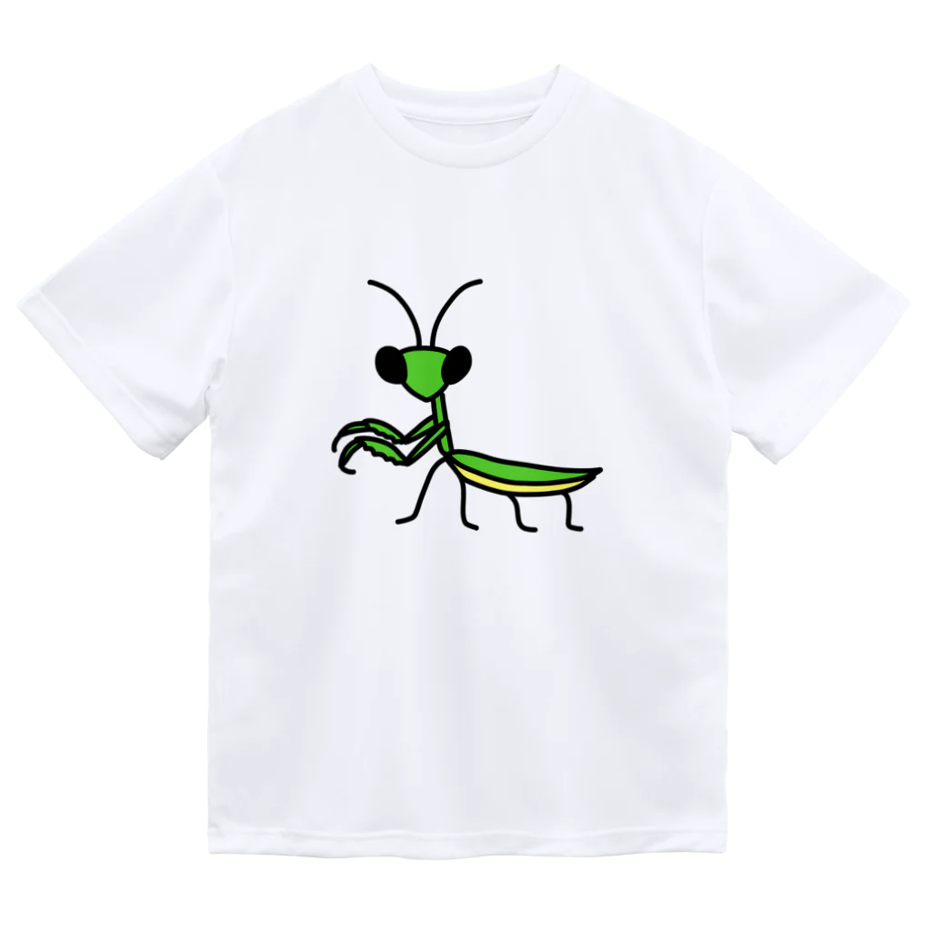 モリチエコのカマキリ Dry T-Shirt