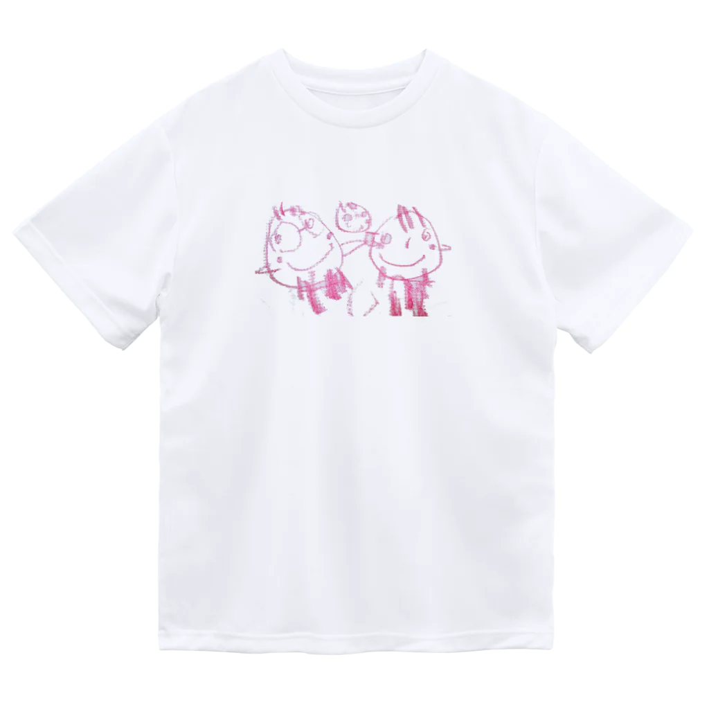 あずきバーの仲良し家族 Dry T-Shirt