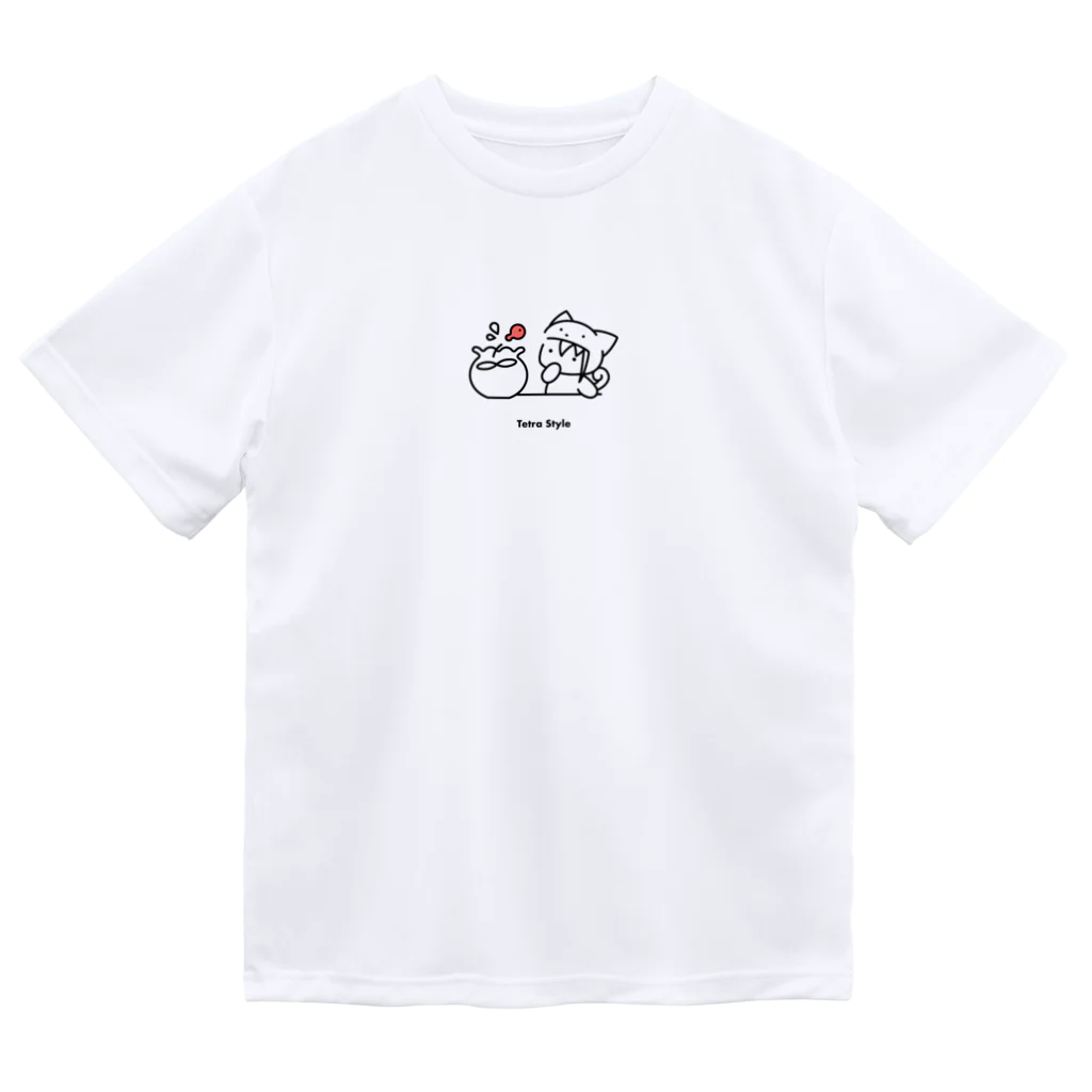Tetra Styleの金魚（しぃる） ドライTシャツ