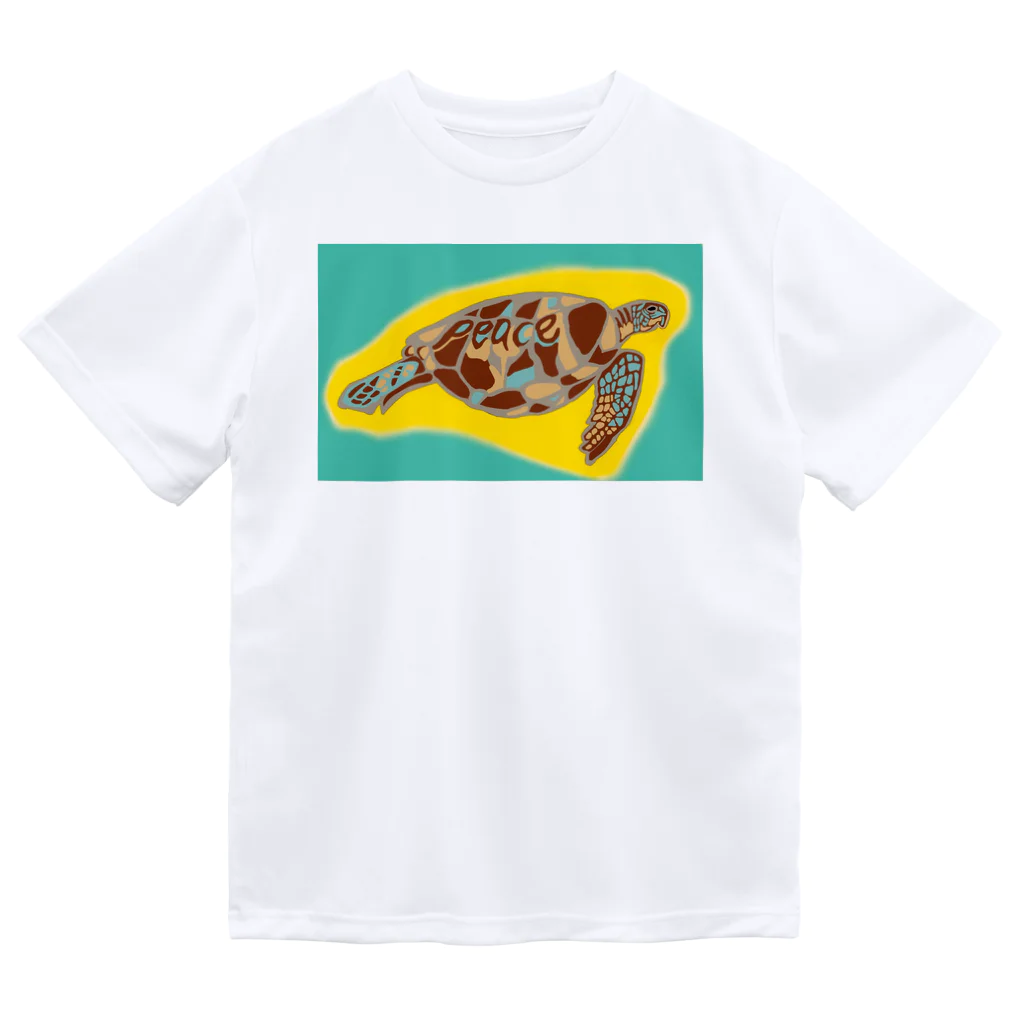 YellowSeed　by　MackPicasso　　の青海ガメ(2) Dry T-Shirt