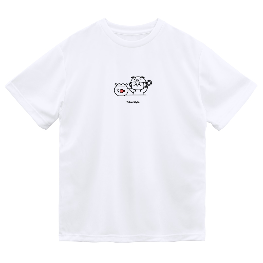 Tetra Styleの金魚（カイ） Dry T-Shirt