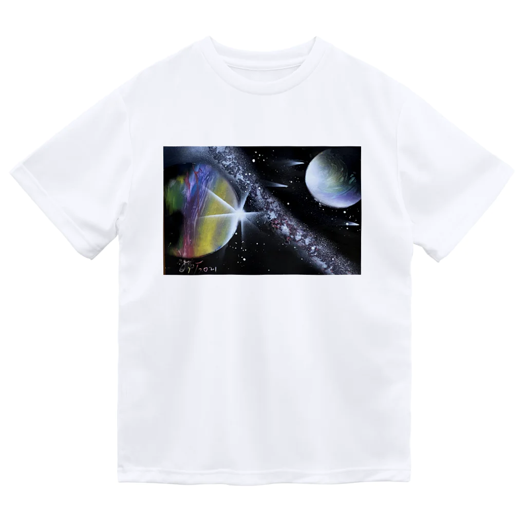 Yessy&Tomo Tienda de artistasの七夕の銀河 Dry T-Shirt