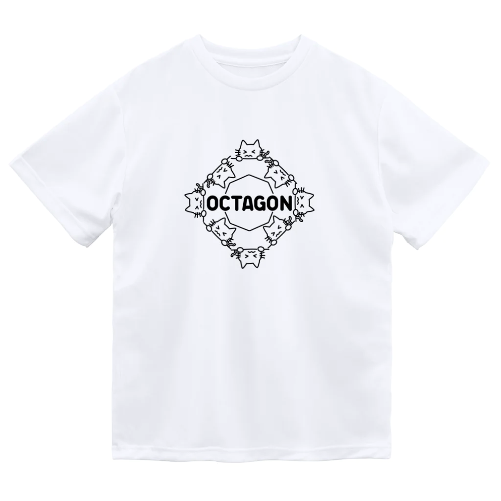 楽猫楽描しげ屋のOCTAGON CAT ドライTシャツ