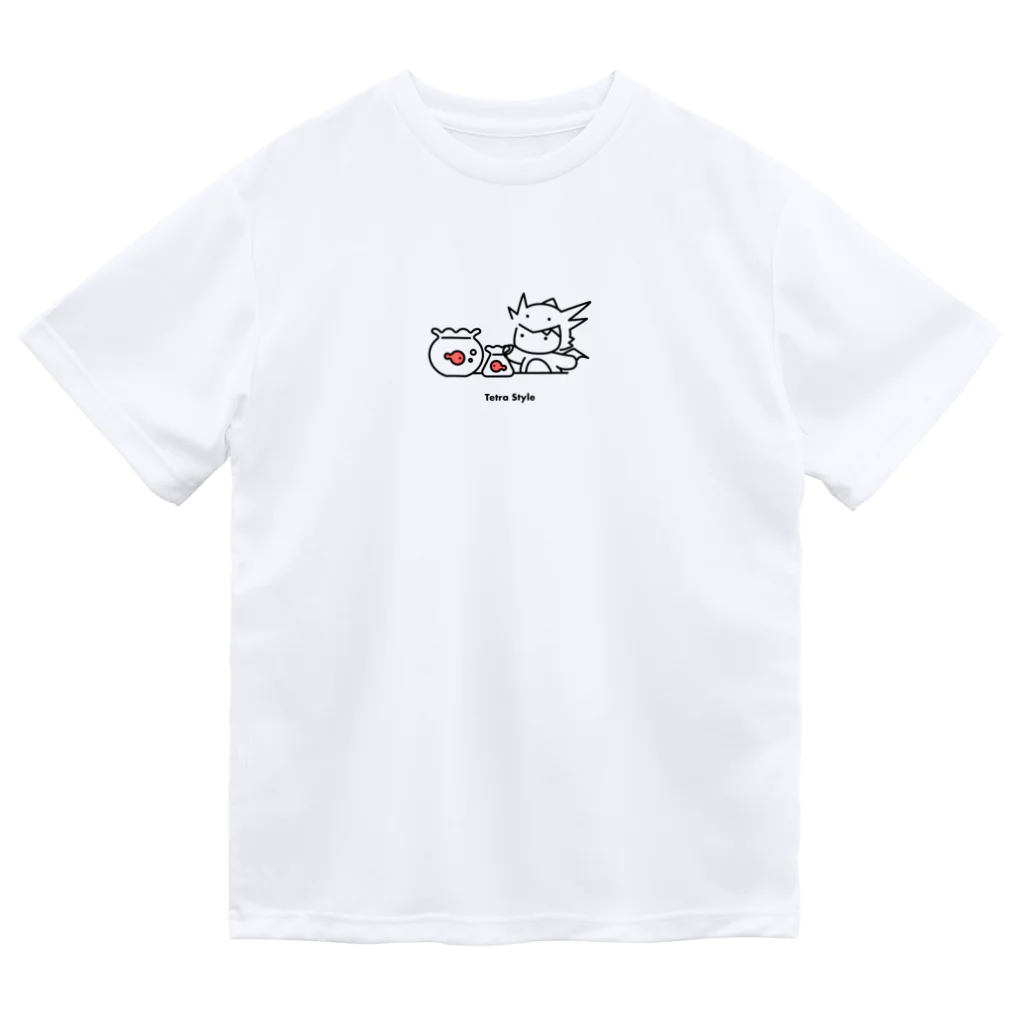 Tetra Styleの金魚（テン） Dry T-Shirt