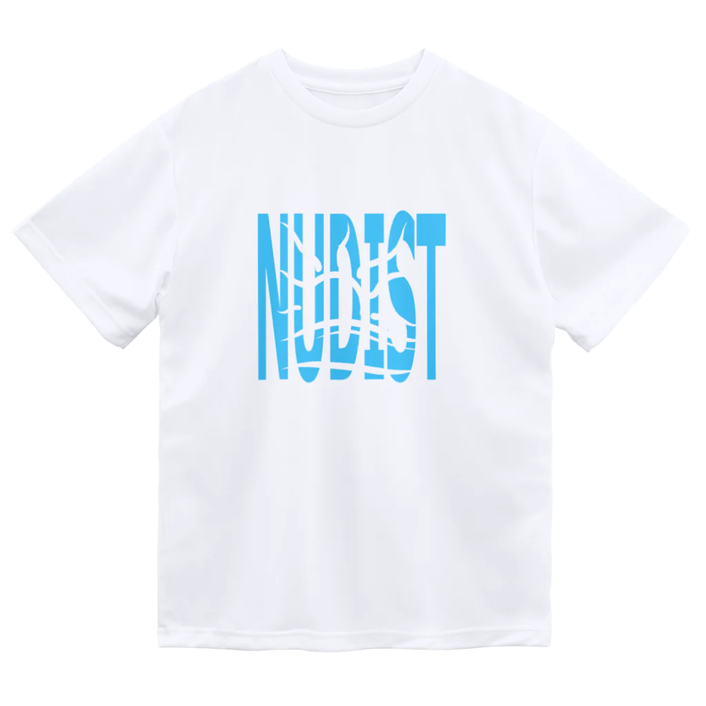 Goods for Naturists.のヌーディスト（青） ドライTシャツ