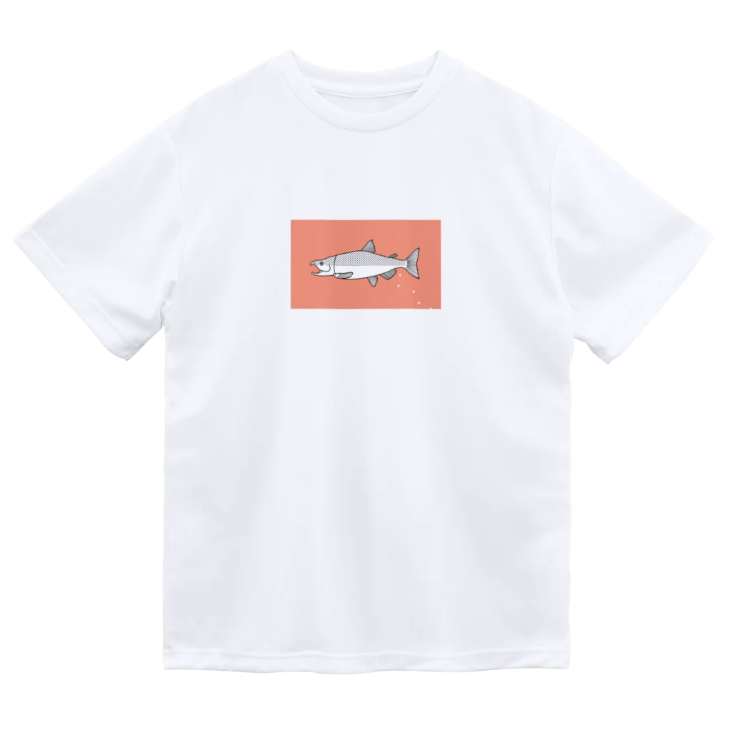 おのばねの鮭の産卵 Dry T-Shirt