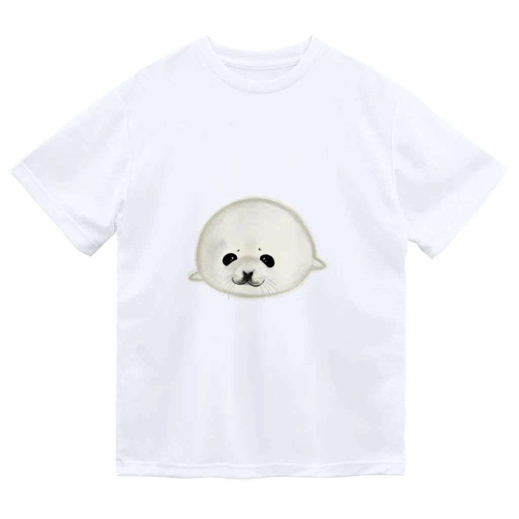 napuripu🐾のまるまるベビーアザラシ ドライTシャツ