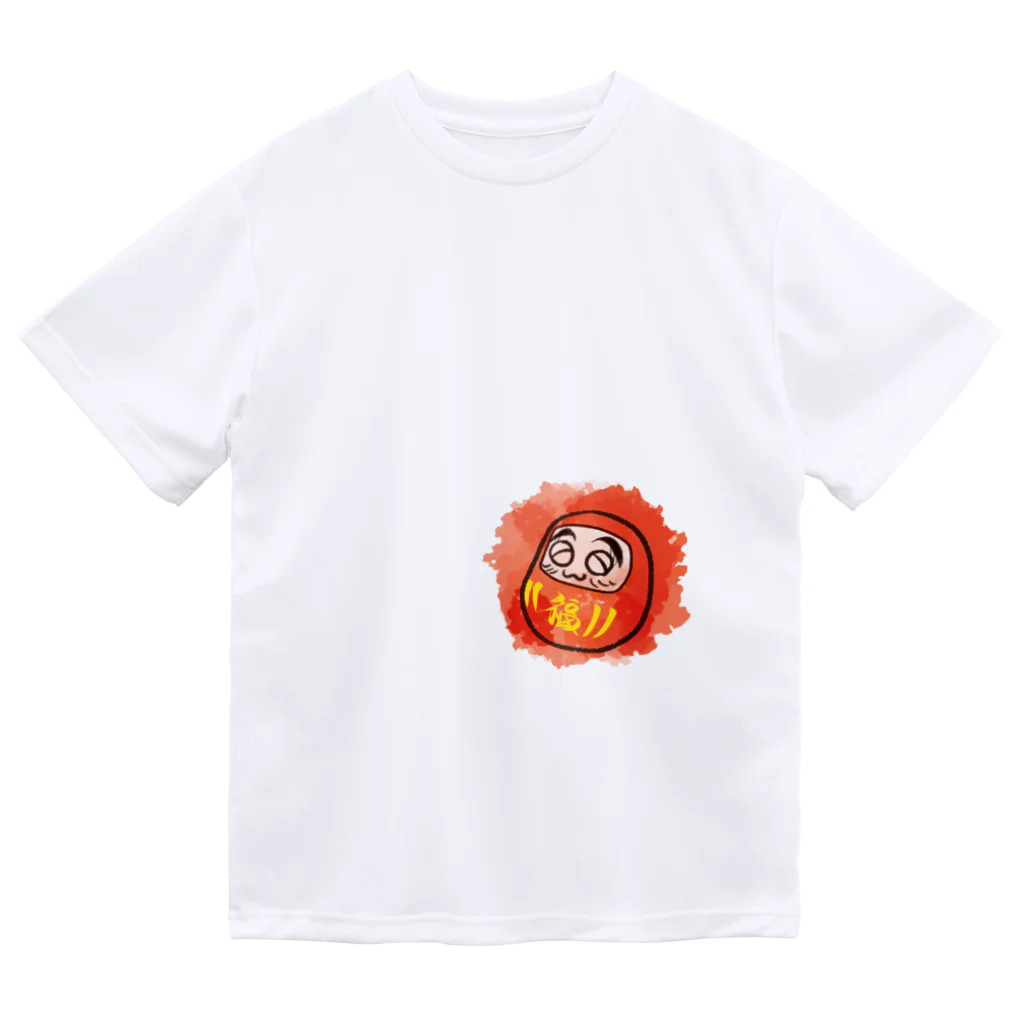 ぽかぽか屋のニコニコのダルマちゃん Dry T-Shirt