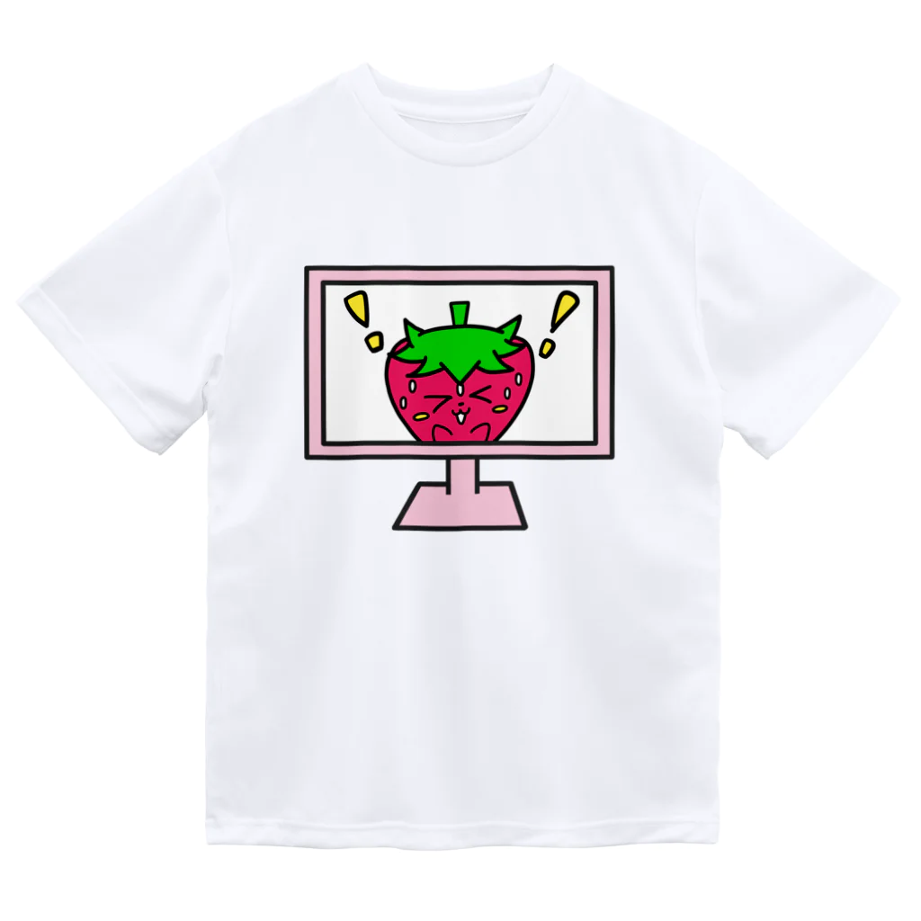 いちごのチーゴくん＆ゴーストベジタブルズのいちごのチーゴくん　テレビ Dry T-Shirt