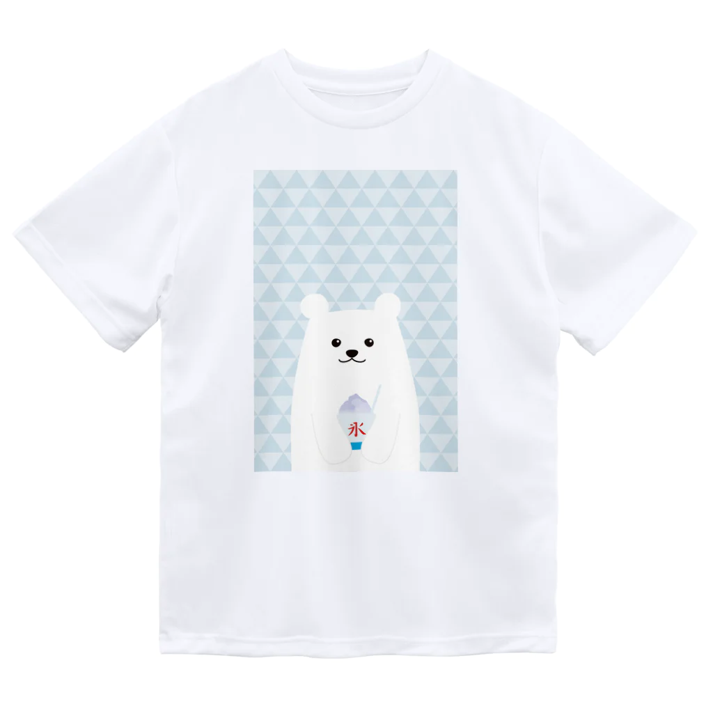 ***drop sky***の涼み白クマ ドライTシャツ