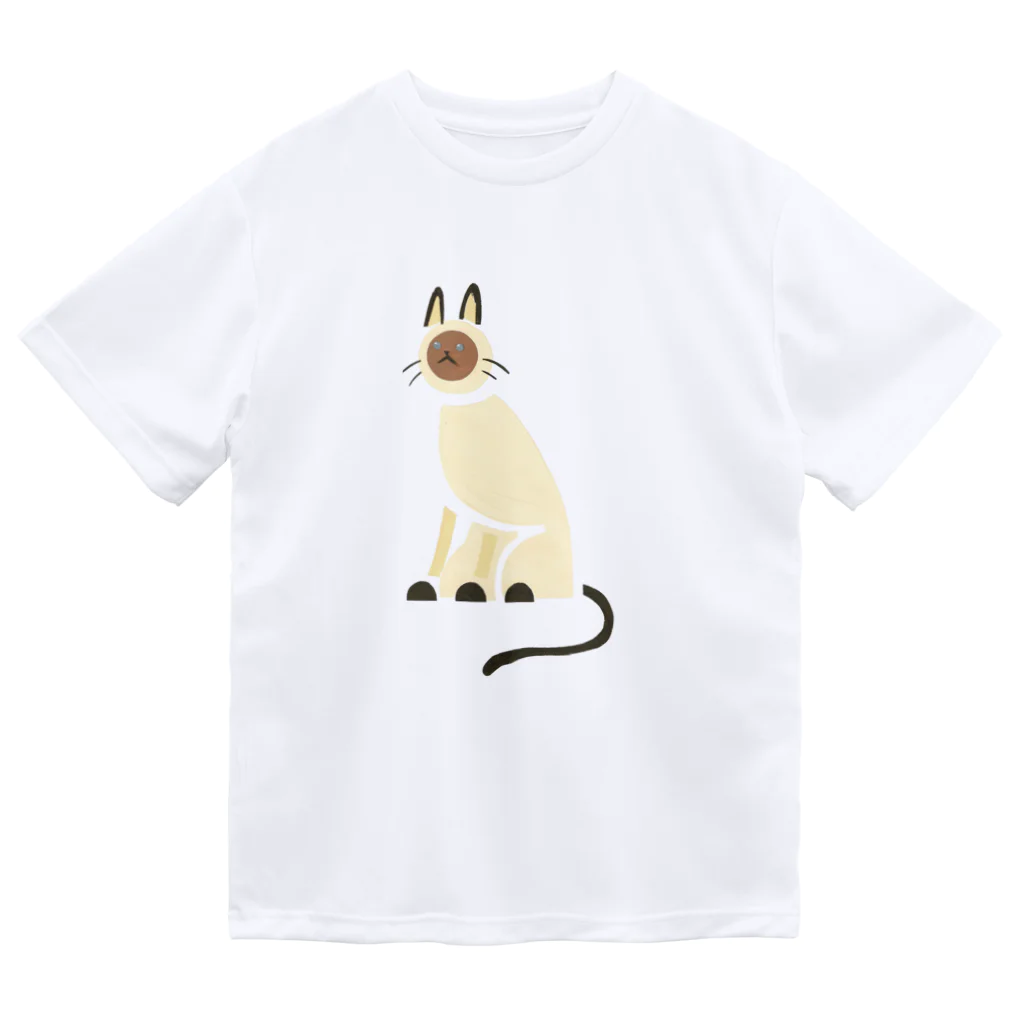 SHIO shopのシャム猫 ドライTシャツ