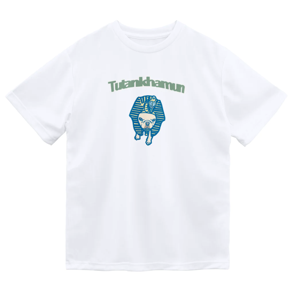 pipippuのツタンカーメン犬 ドライTシャツ