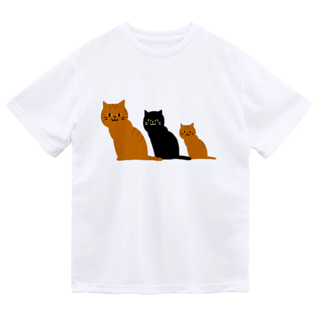 もちぱっちの猫ねこネコ ドライTシャツ