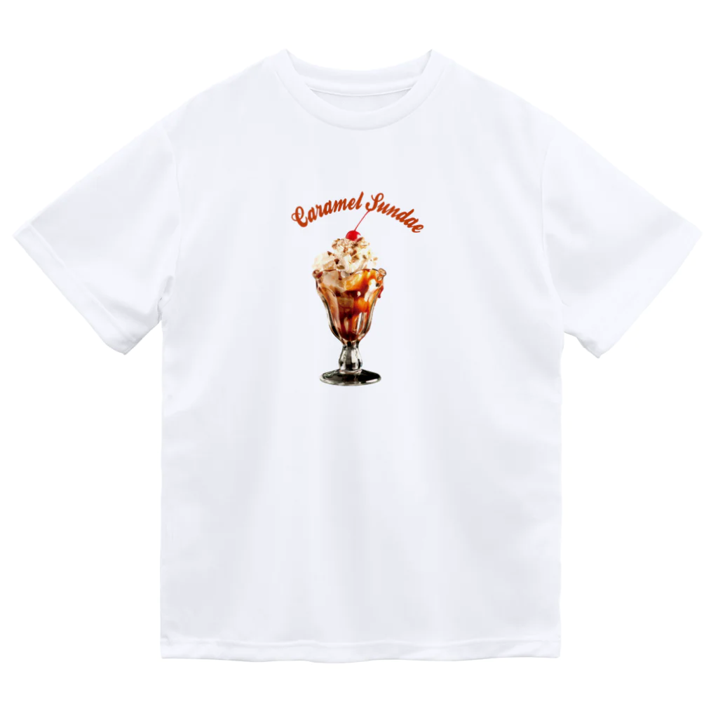 CHICHIPIのCARAMEL SUNDAE ドライTシャツ