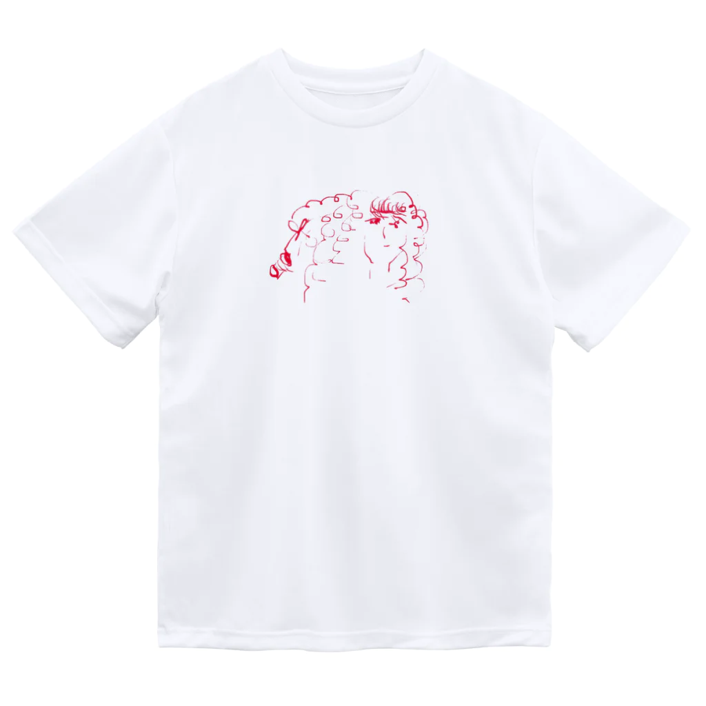 tetoteのpolkaおんなのこ ドライTシャツ